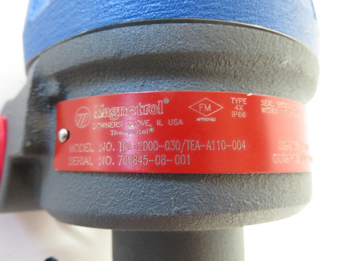 Magnetrol TD1-2D00-030 24VDC Thermatel Dispersion Switch NEW TEA