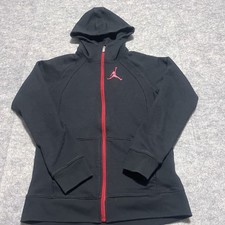 Air Jordan Youth XL 13-15  Unisex Cotton Blend Full Zip Athletic Hoodie