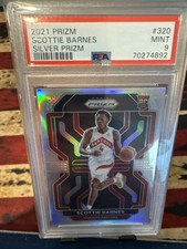 2021-22 Panini Prizm Scottie Barnes #320 Silver Prizm (RC) PSA 9 Toronto Raptors