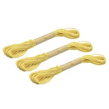 3 St&uuml;ck Juteschnur Schn&uuml;re zum Selbermachen Garten DIY Ersatz Zubeh&ouml;r Gelb