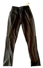 Image of Adidas Aeroready Trousers Boys Size 13 - 14 Years Black / Charcoal - BNWT