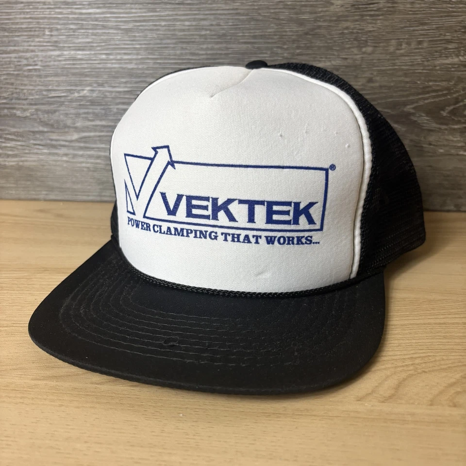 Gorra de colección Vektek gorra espalda a presión camionero sujeción eléctrica funciona para hombre ajustable Foto 4 de 4