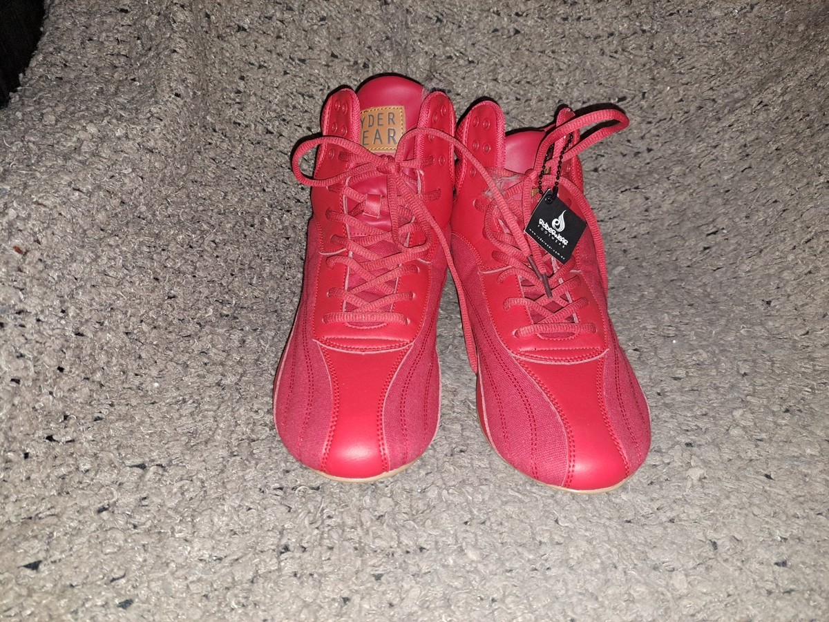 RYDERWEAR-Red High Top Weightlifting Shoes-D-MAK Block-Sz 11-NEW WITH TAG Ryderwear men lifting shoes 11 (44) New | Mercari main image 4
