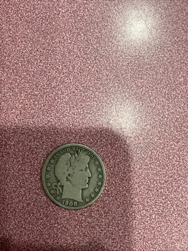 1908-S Barber Or Liberty Head Half Dollar