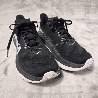 Hoka One One Mach 5 Shoes Womens Size 8.5 Black Running Sneakers 1127894 BCSTL