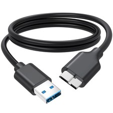 USB 3.0 Micro B Cable 3FT External Hard Drive Cord 5Gbps for WD Seagate
