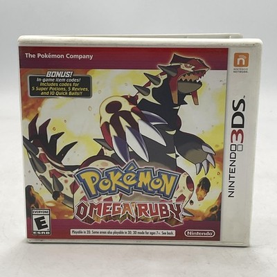 Pokemon Omega Ruby Nintendo 3DS Game Manual Included E NTSC-U/C NO GAME