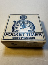Vintage Swiss Lapine 7 Jewel Stopwatch Pocket...