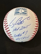 2015 Baseball Hall of Fame Inscribed Autographed Memorabilia Available Now 12