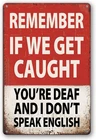 Funny Bar Sign Man Cave Garage Decor Vintage Metal Tin Signs, Remember If We Get