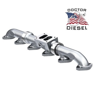 Stainless HIGH FLOW Exhaust Manifold for 1995-2004 E Model Caterpillar Trucks