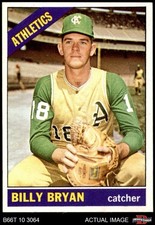1966 Topps #332 Bill Bryan Athletics 8 - NM/MT