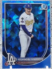 Yoshinobu Yamamoto [Blue Refractor] #76 Prices | 2025 Bowman