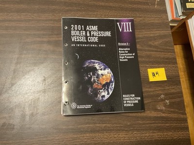 2001 ASME Boiler & Pressure Vessel Code VIII Div 3 Rule Construction Pressure H4