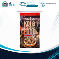 Blue Ridge Floating Color Rich Fish Food 25lb Standard Pellet 3/16" Koi Goldfish