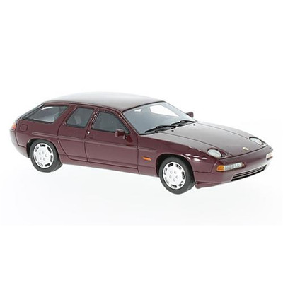 PORSCHE 928 H50 CONCEPT 1987 DARK METALLIC RED 1:43 Neo Scale Models Auto Strada