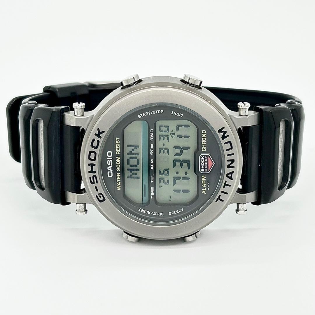 CASIO G-SHOCK MRG-1 Titanium Digital Watch Black Screw Back Japan