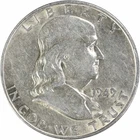 1949-D Franklin Silver Half Dollar AU Uncertified #603