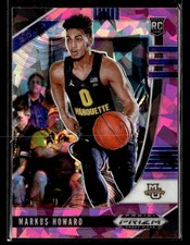 2020 Panini Prizm Draft Picks Collegiate #80 Markus Howard Pink Ice card