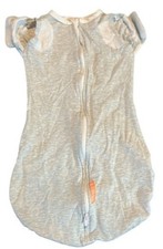 SwaddleMe Small/Medium Gray Baby Swaddle Sack With Zipper Closure