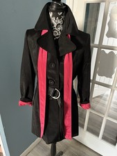 LOOK  NWT  Stylish ELAINE COLLECTION NEW YORK Black  Pink Jacket - S