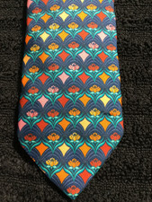Daniel Cremieux 100 Silk Tie Floral Hand Made In Italy 3x61 NWOT