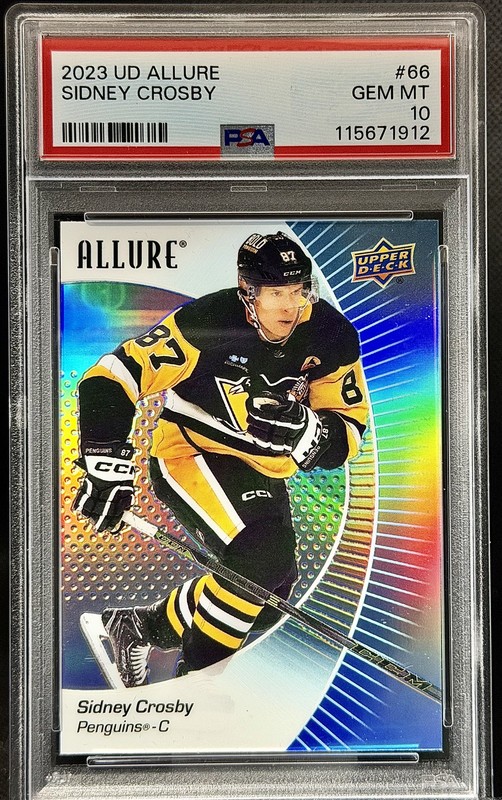 2023-24 Upper Deck Allure - Sidney Crosby #66 PSA 10 POP 6