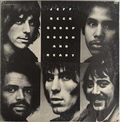 JEFF BECK GROUP ROUGH AND READY VINYL LP EPIC USA 1971 FIRST PRESS PROMO COPY