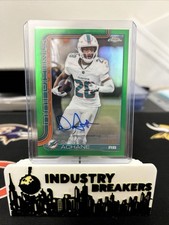 2025 TOPPS CHROME DEVONE ACHANE AUTO GREEN PARALLEL 13/99