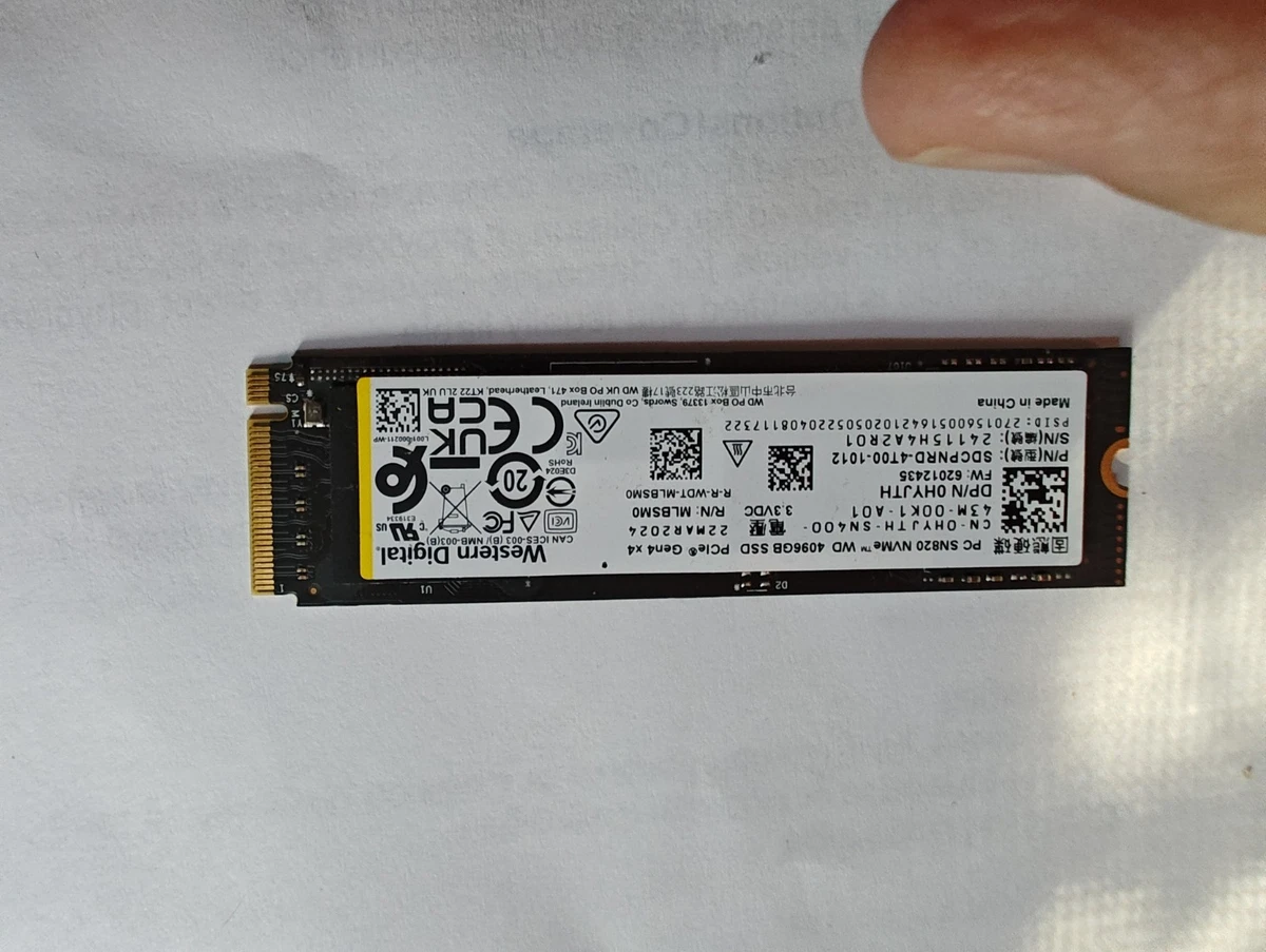 Western Digital Solid State Drives 4 TB Storage Capacity for sale