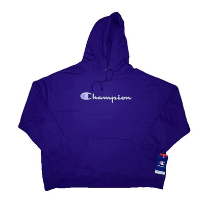 #ad Women’s Reverse Weave Purple Champion Hoodie Size 3XL $21.99