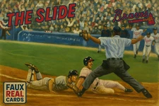 2025 Sid Bream The Slide 1992 Atlanta Braves Custom Parody Card