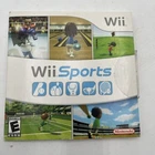 Nintendo Wii Sports Resort 2009 Disc Booklet & Case Sleeve Tested Working