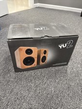 Kanto YU2 Bamboo Powered Desktop Computer Speakers