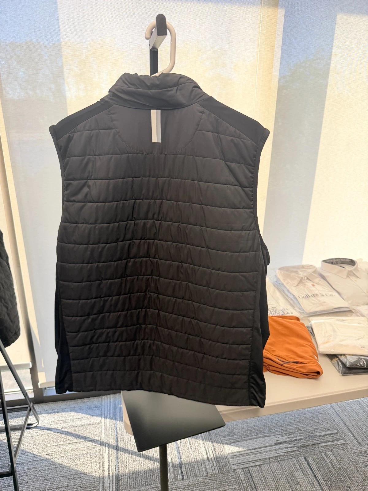 Rhoback Fulton Performance Vest Mens XXXL 3XL Black Quilted Golf Gilet NWOT - product detail image 2