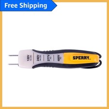 High-Visibility Battery-Powered Voltage Tester 80-480V AC/DC for Professionals