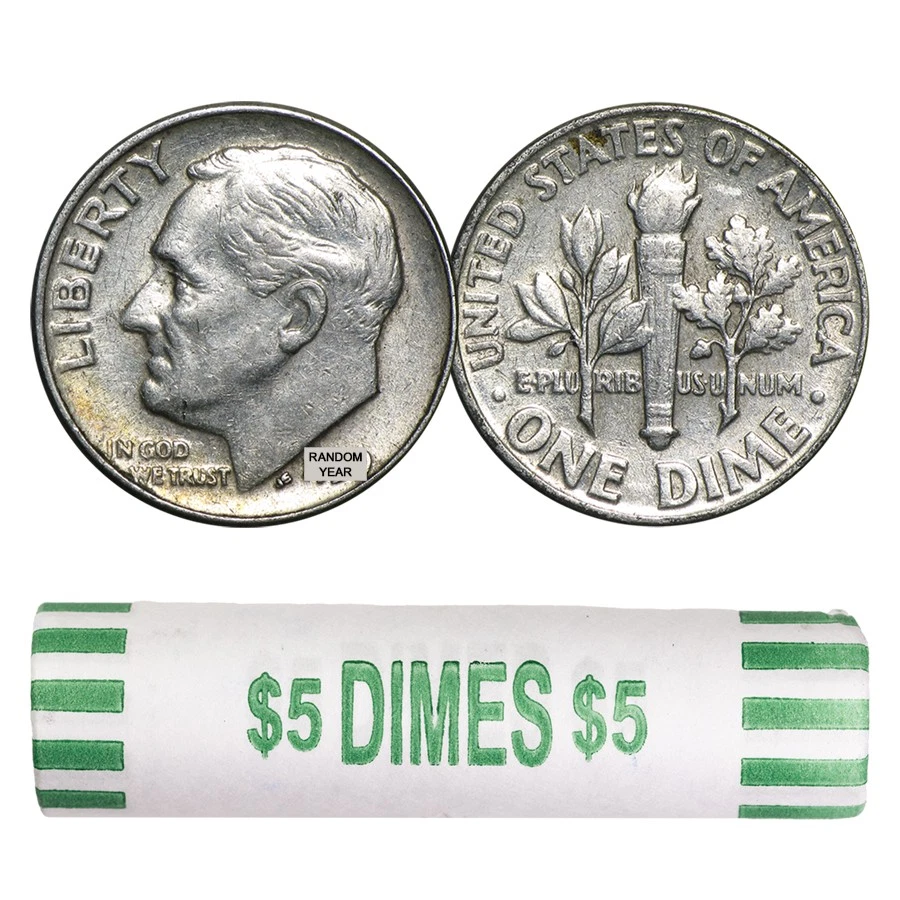 アメリカ銀貨 90％シルバー ダイム9枚セット 25+ Circulated Silver US Dimes for sale | Updated Oct 2026