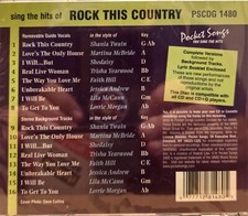 1480 ROCK THIS COUNTRY   POP POCKET SONGS KARAOKE CDG  LOT MI