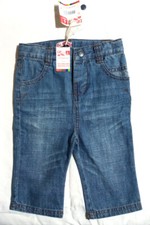 Pantaloni jeans lunghi bimbi neonati unisex 6 mesi 67cm Dpam pantaloncini denim