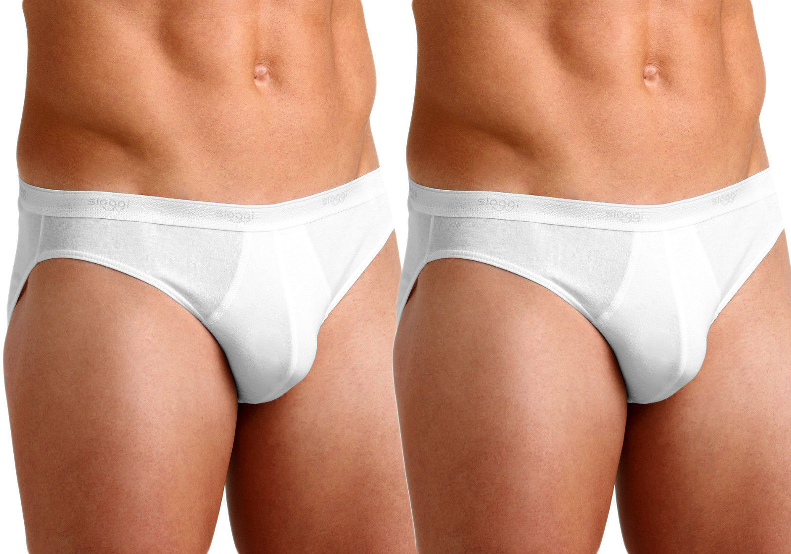Sloggi Mens Basic Mini Briefs 2 pack Black or WHITE Free P&P eBay