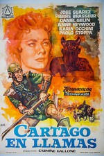 CARTAGO EN LLAMAS  --  Poster Cartel de Cine