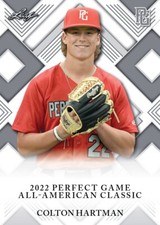 COLTON HARTMAN 2022 LEAF PERFECT GAME 