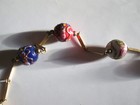 Vintage  Venetian Art Glass Wedding Cake Necklace — photo 2