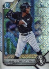 2022 1st Bowman Mojo Refractor #BCP-4 Misael Gonzalez