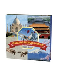 Travelling The World Pursuit - Trivia Board Game. Kids, Teens, Adults. Educat...