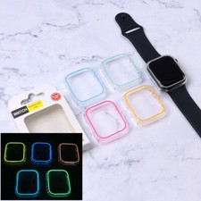 Luminous PC Frame iWatch Case Cover for Apple Watch 9 8 7 6 5 4 SE 40/44/41/45mm