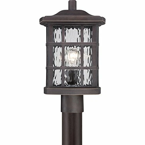 Quoizel SNN9009PN 1-Light Stonington Outdoor Lantern in Palladian Bronze - Picture 4 of 9