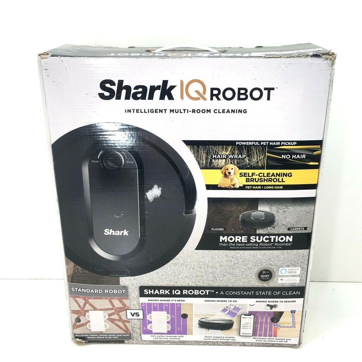  Shark IQ RV1001, Wi-Fi Connected, Home Mapping Robot