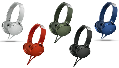 Sony MDR-XB550 EXTRA BASS™ Headphones - Black/Red/Green/Blue/White - RRP  $129.95 | eBay