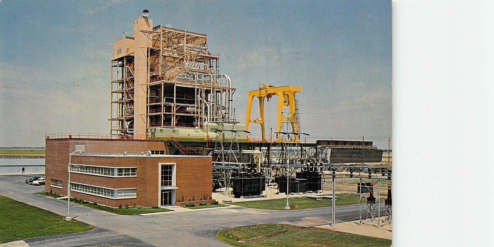 VTG POSTCARD GAS & ELECTRIC COMPANY GORDON EVANS PLANT COLWICH KANSAS